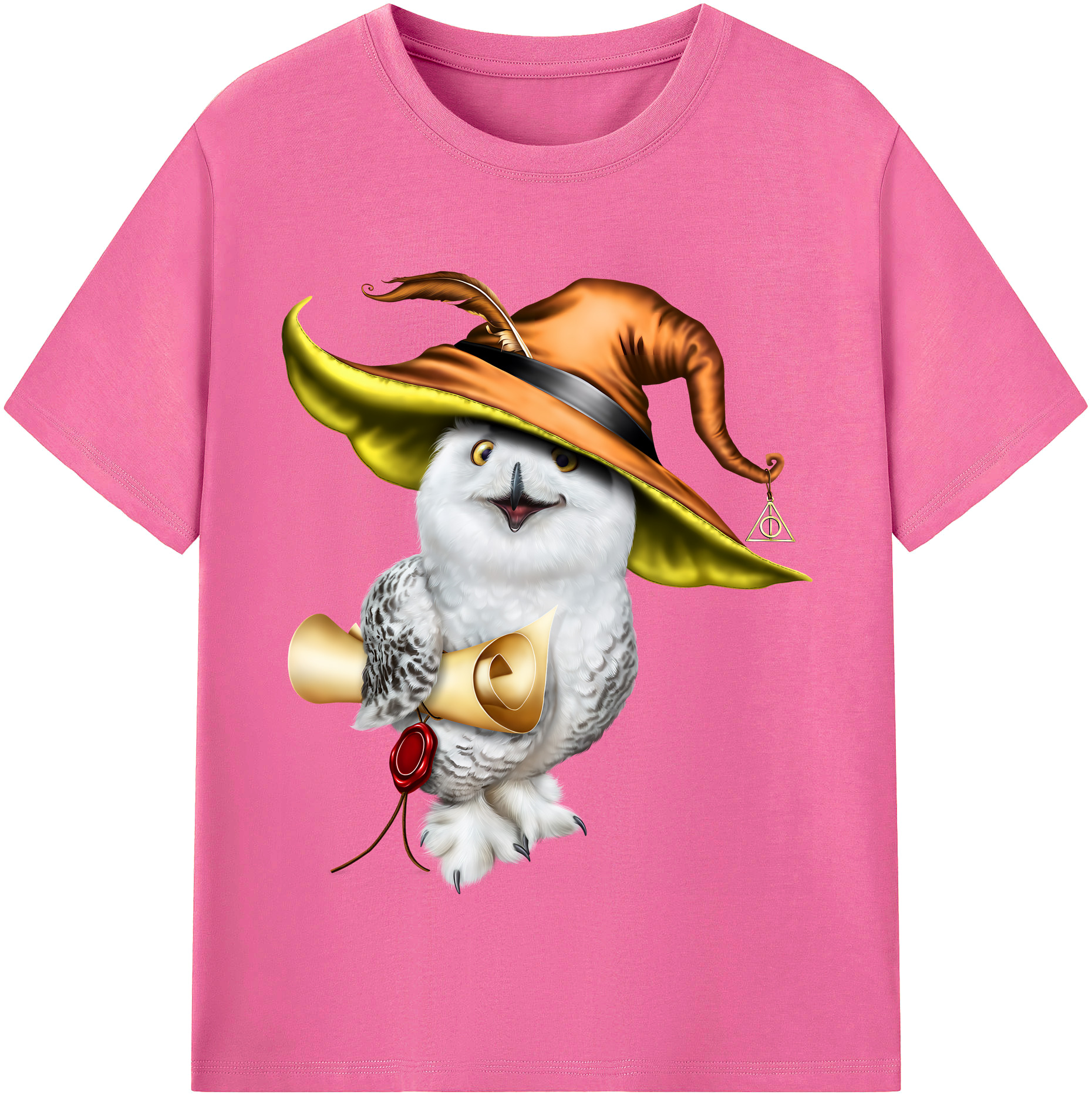 （画像用） Harry Potter ハリー・ポッターシリーズ レディースカジュアルプリントTシャツ（綿100％）